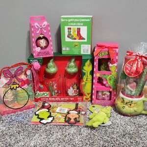 Grinch Themed Items- NEW Selling My Collection